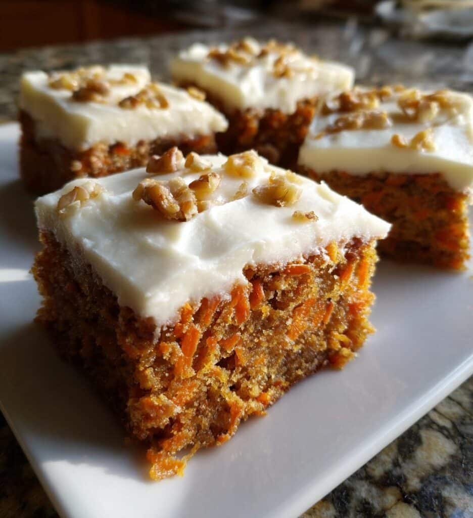 carrot cake bars heavenly indulge recipe