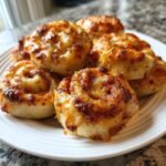 cheesy baked italian pizza roses