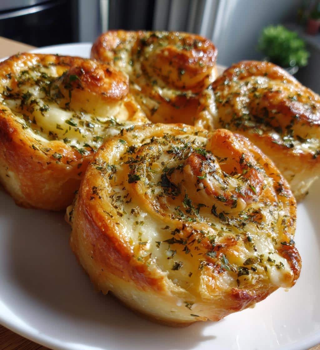 cheesy garlic butter rollups recipe - detail 1