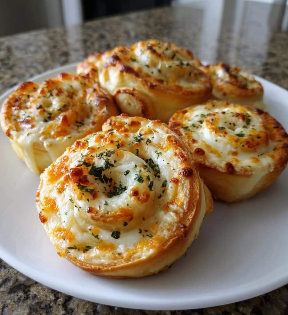 cheesy garlic butter rollups recipe