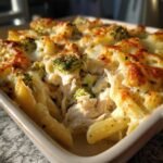 chicken broccoli pasta bake