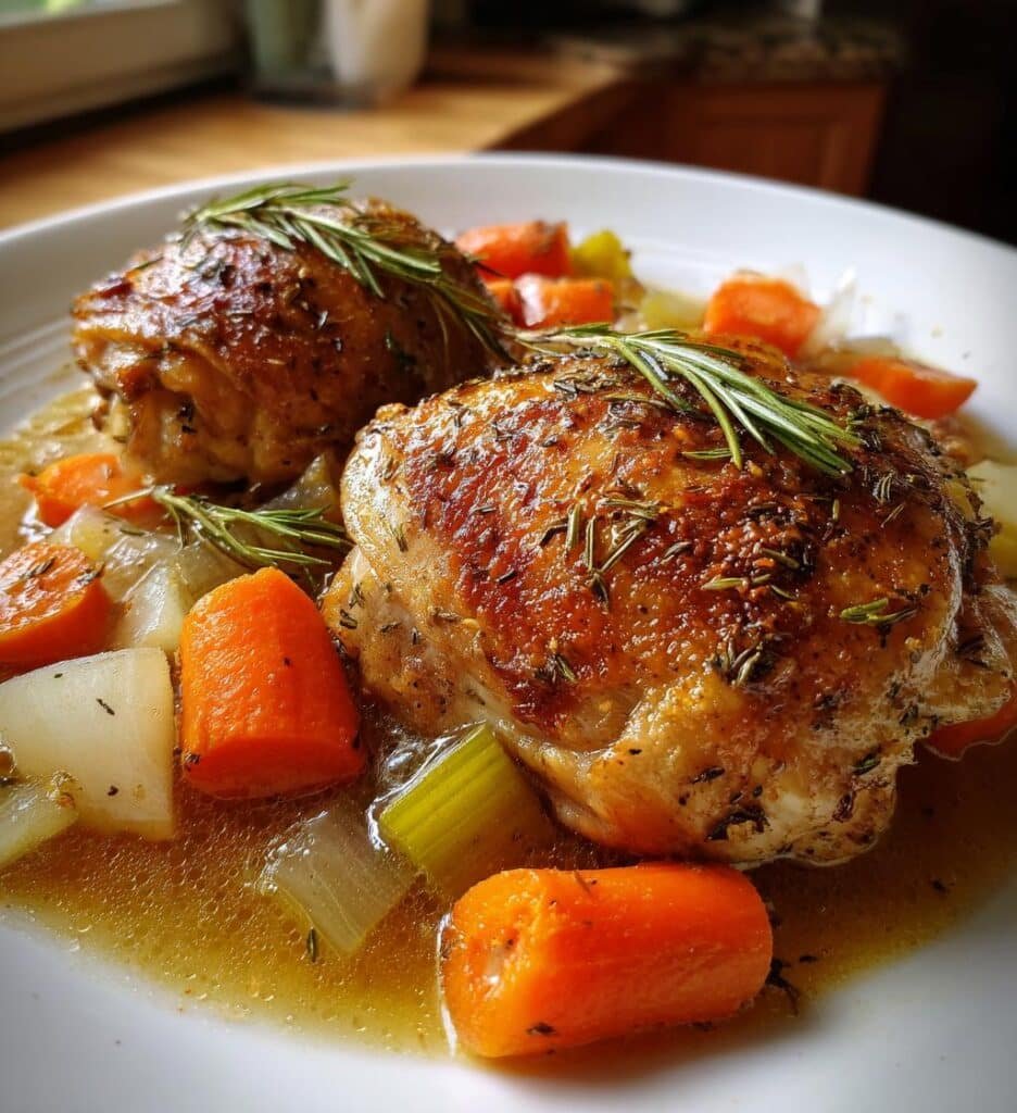 chicken thigh pot roast