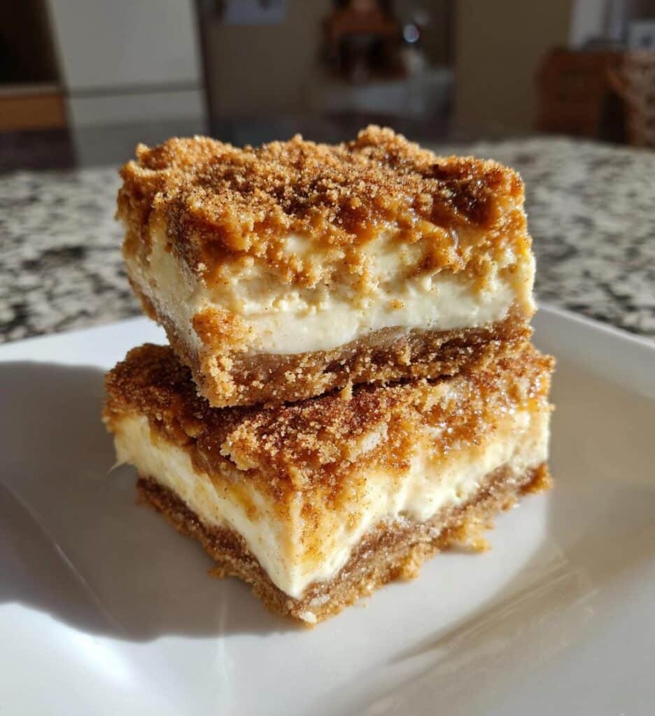 cinnamon churro cheesecake bars recipe