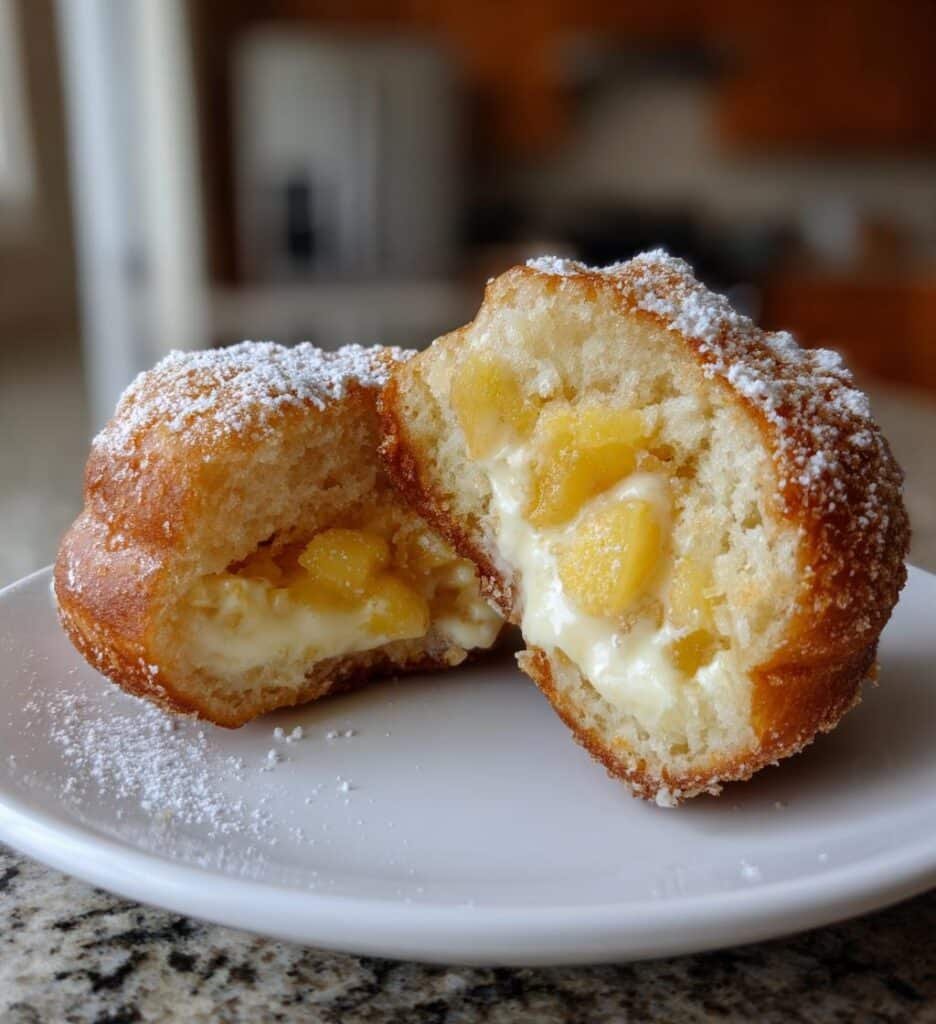 classic peach cobbler cheesecake donuts recipe