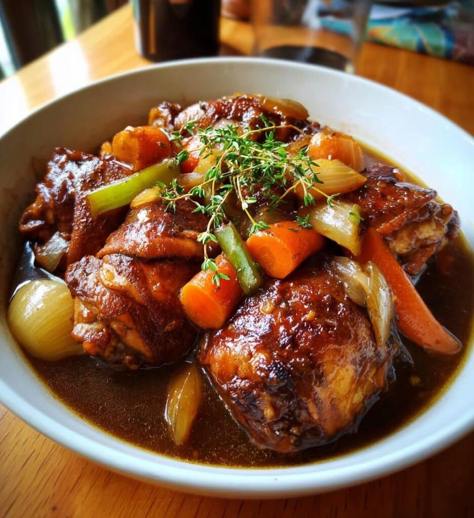 cozy braised chicken stew a comforting family delight