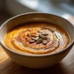 cozy creamy pumpkin lentil soup recipe for fall bliss