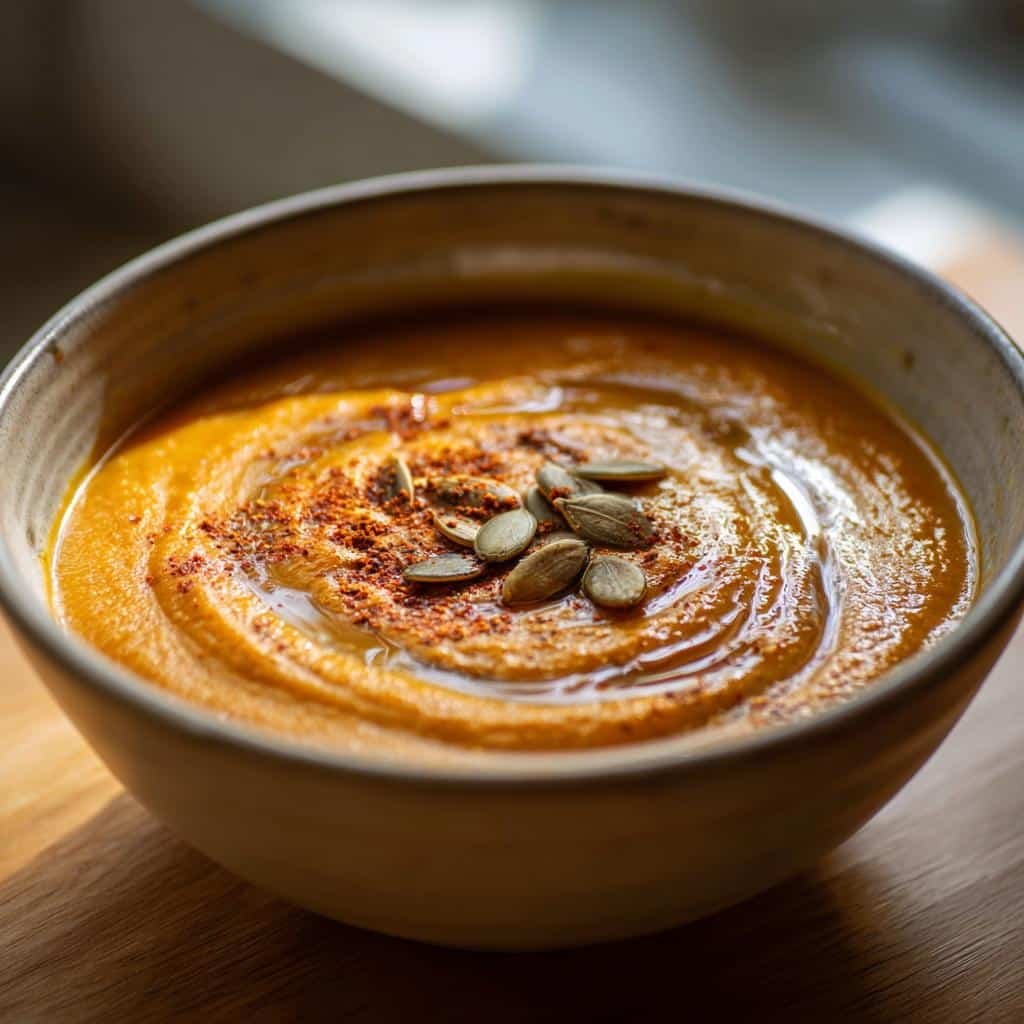cozy creamy pumpkin lentil soup recipe for fall bliss