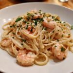 creamiest one pan shrimp fettuccine alfredo rich indulgence