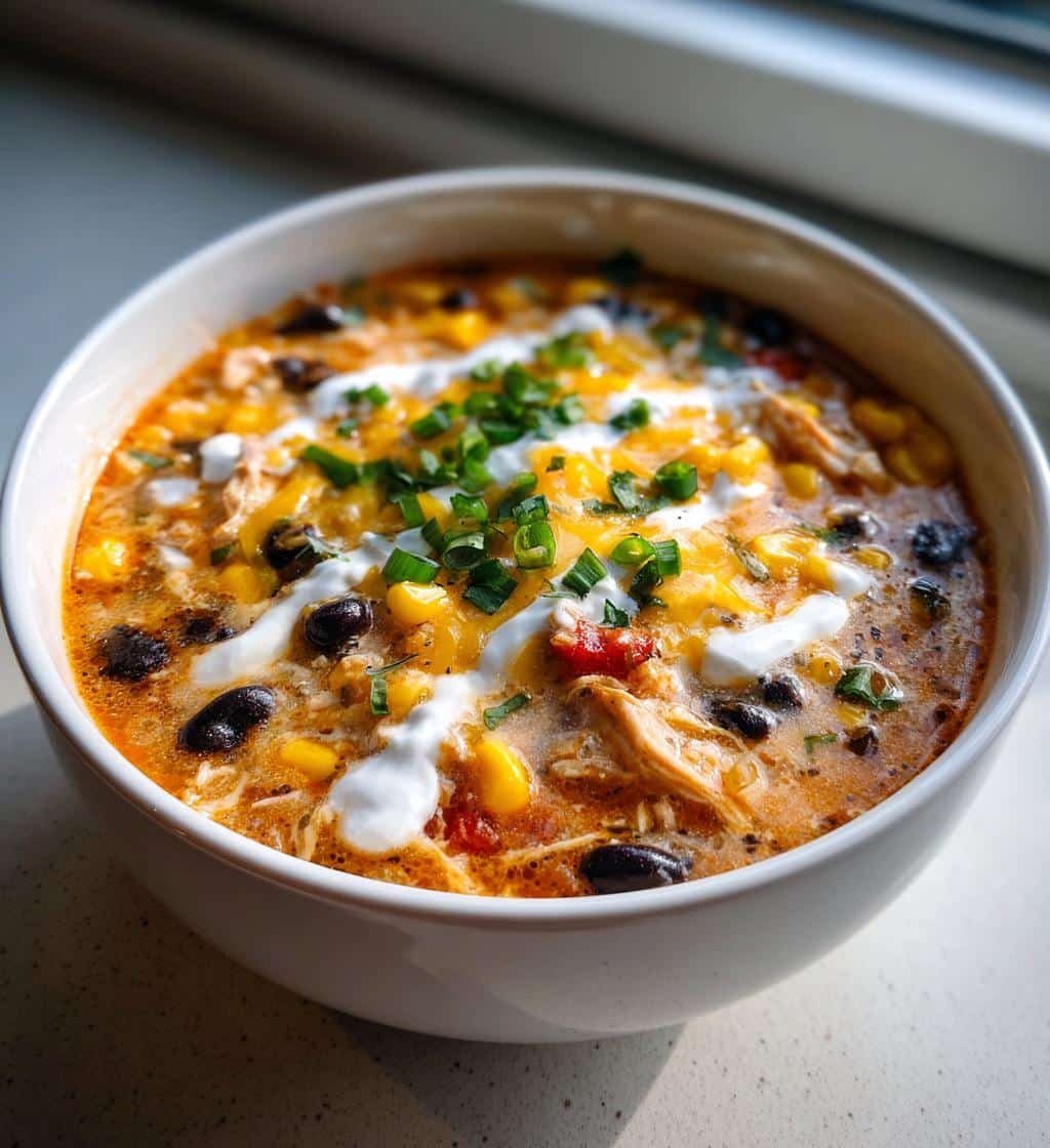 creamy chicken enchilada soup delicious recipe - detail 1