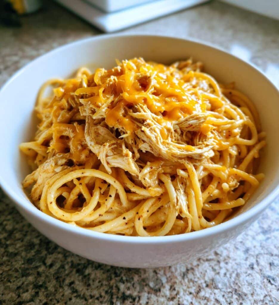 creamy crockpot chicken spaghetti effortless comfort food
