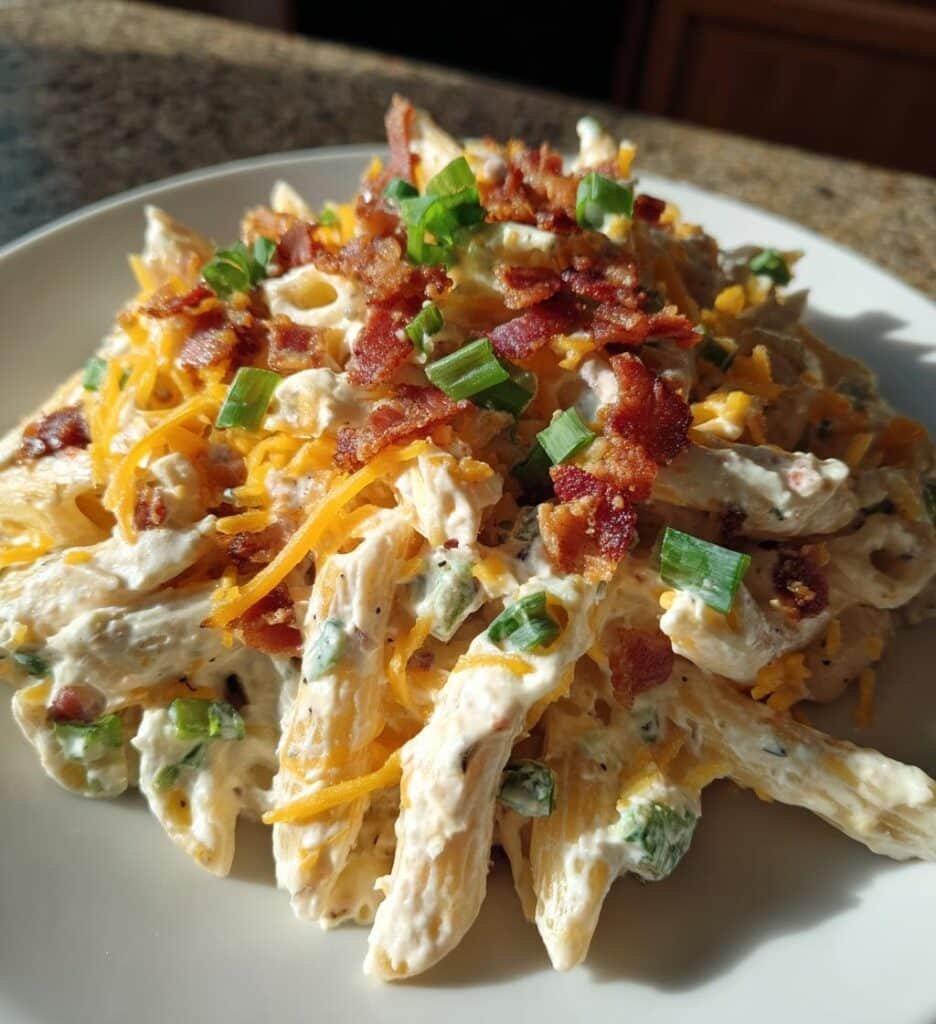 creamy jalapeno popper pasta salad recipe