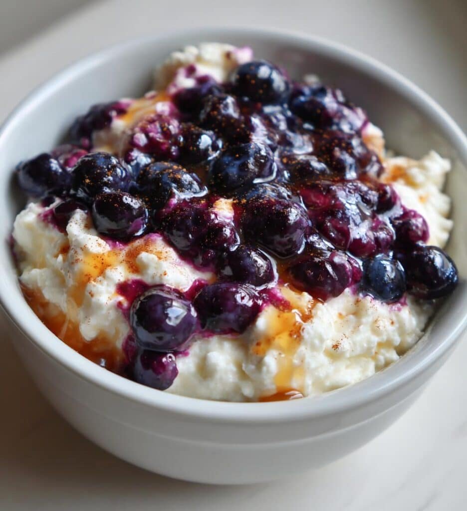 delightful baked blueberry cottage cheese bowls recipe