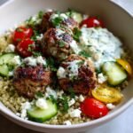 delightful mediterranean meatball bowl recipe youll love