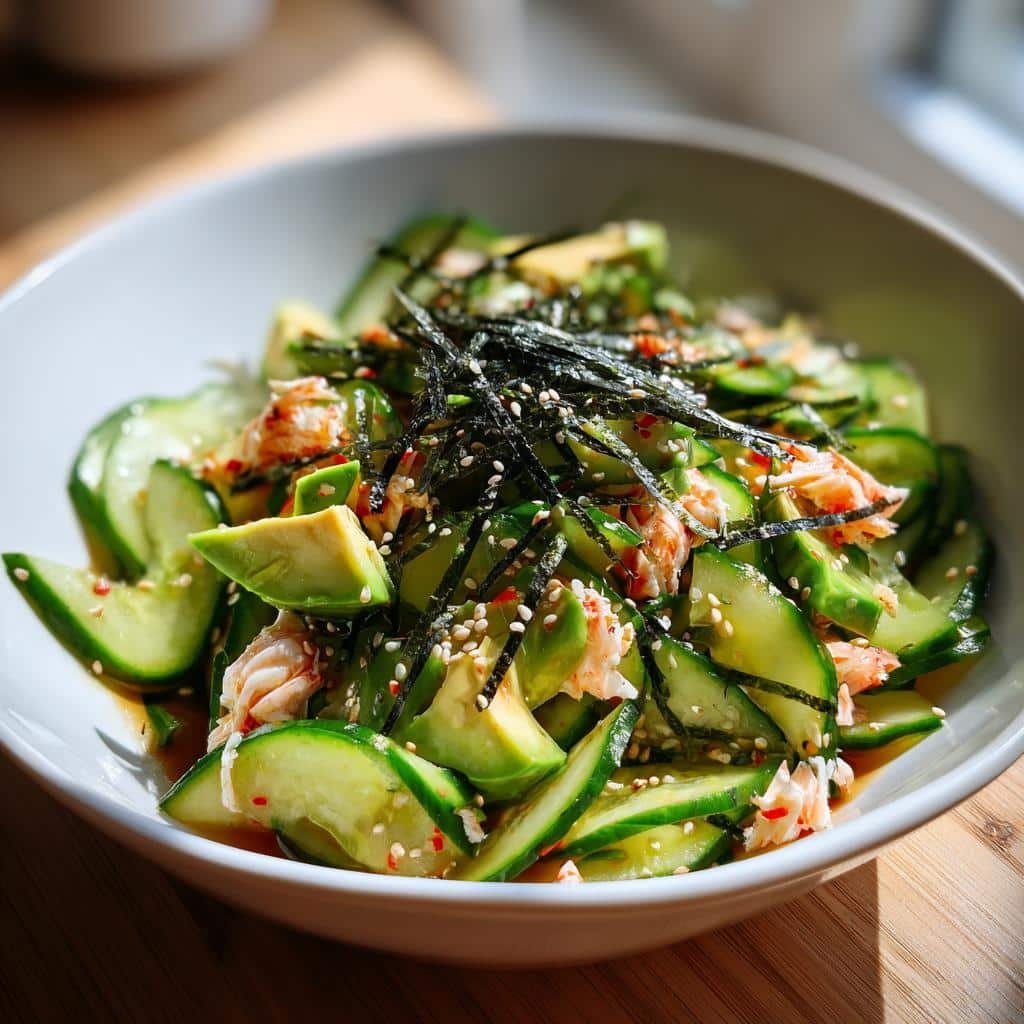 easy california roll cucumber salad the ultimate summer hit - detail 1