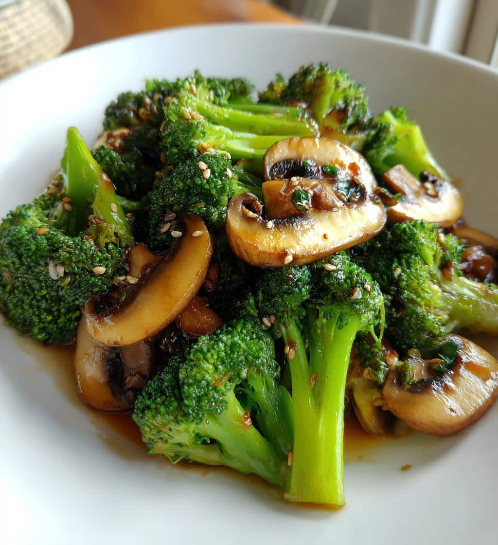 healthy broccoli and mushroom stir fry a weeknight win - detail 1