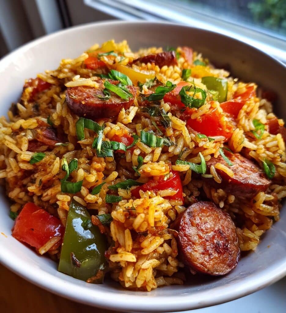 hearty spicy cajun jailhouse rice