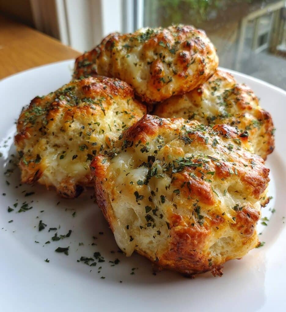 homemade garlic butter cheese bombs