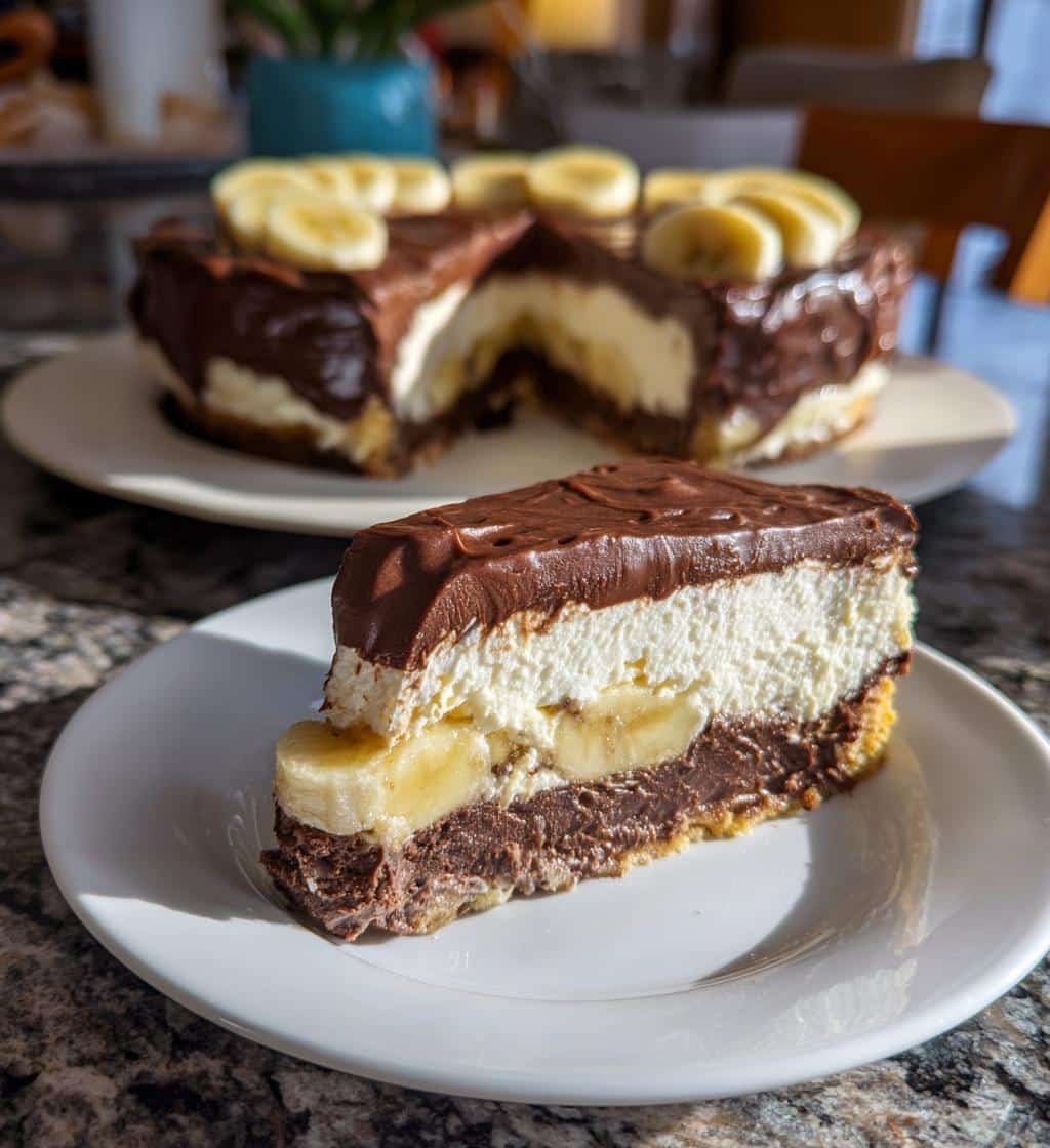 indulge in chocolate banana cream pie a heavenly treat - detail 1