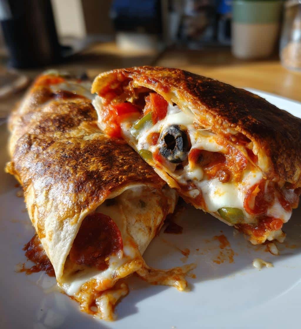 irresistible baked pizza wraps for cozy nights - detail 1
