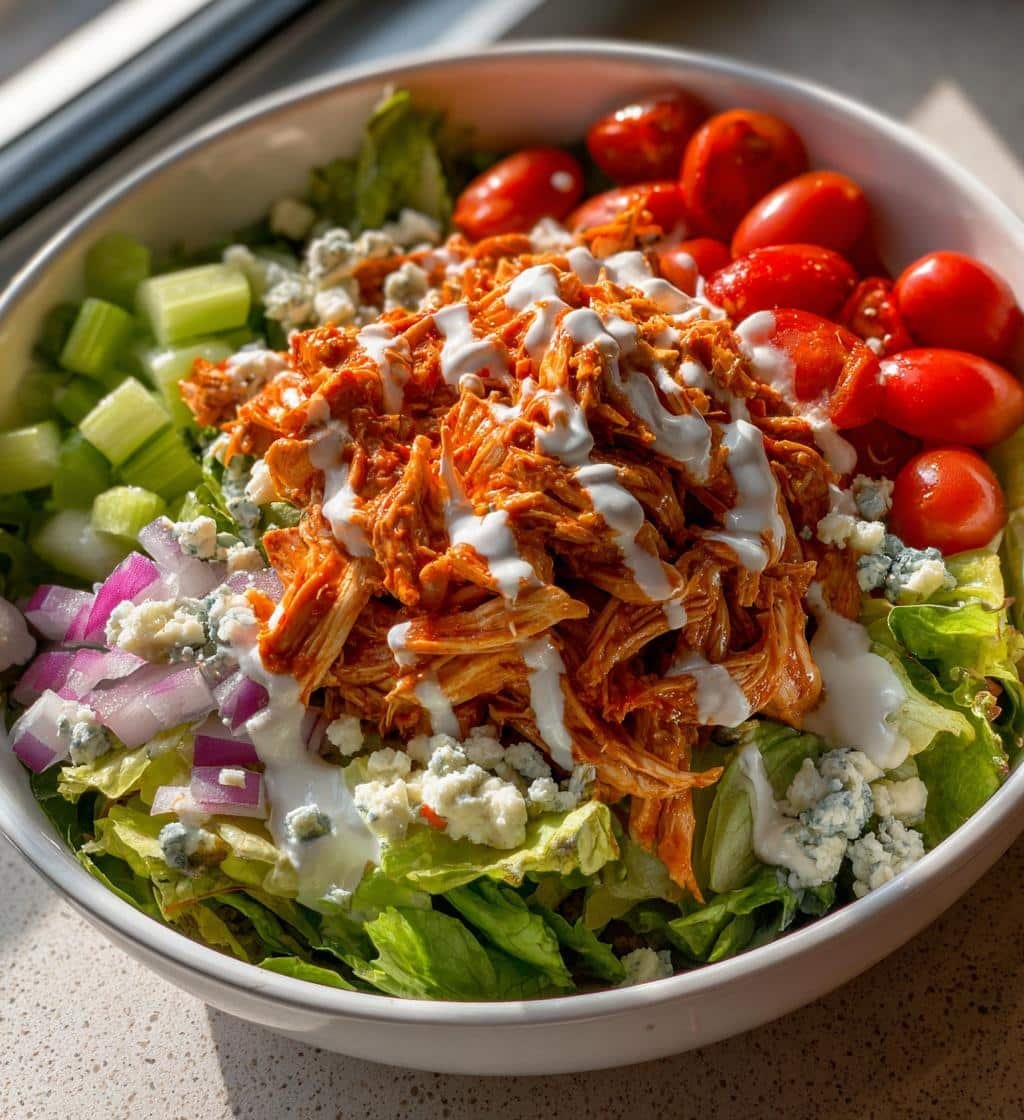 irresistible buffalo chicken salad recipe for zesty flavor - detail 1