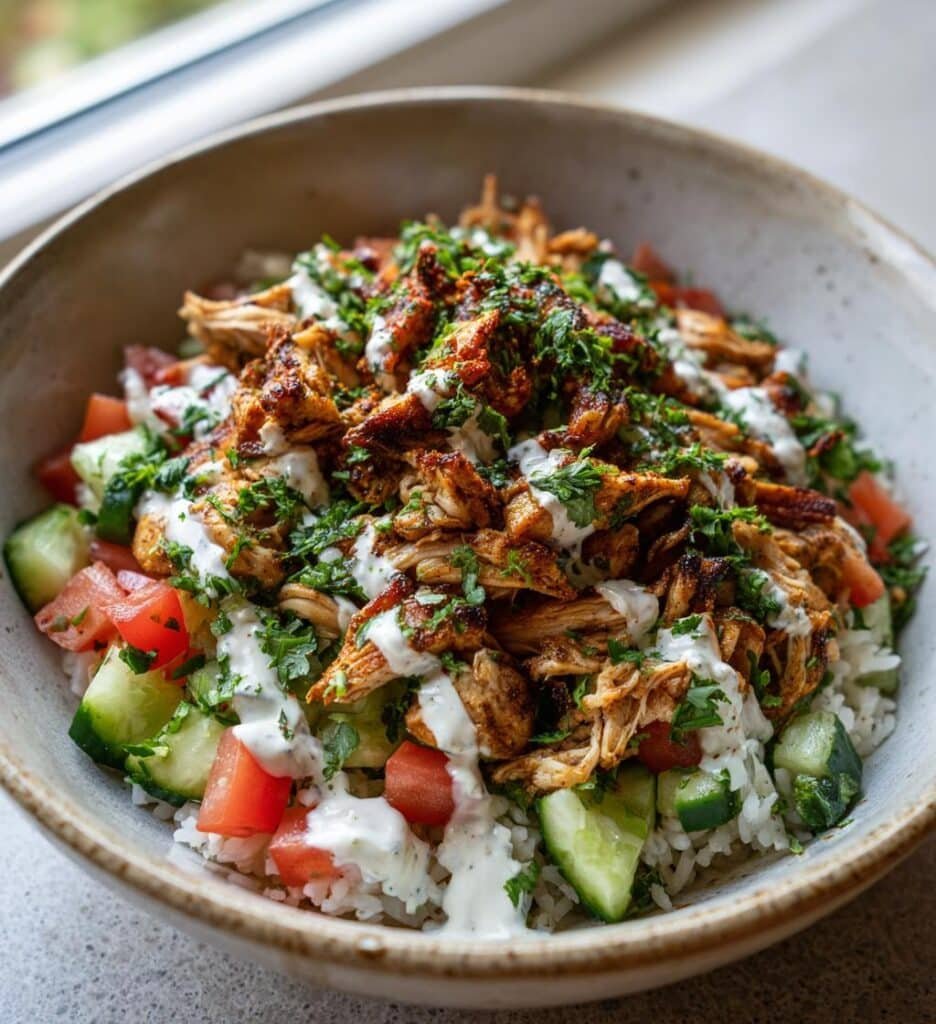 irresistible chicken shawarma bowl recipe for flavor lovers
