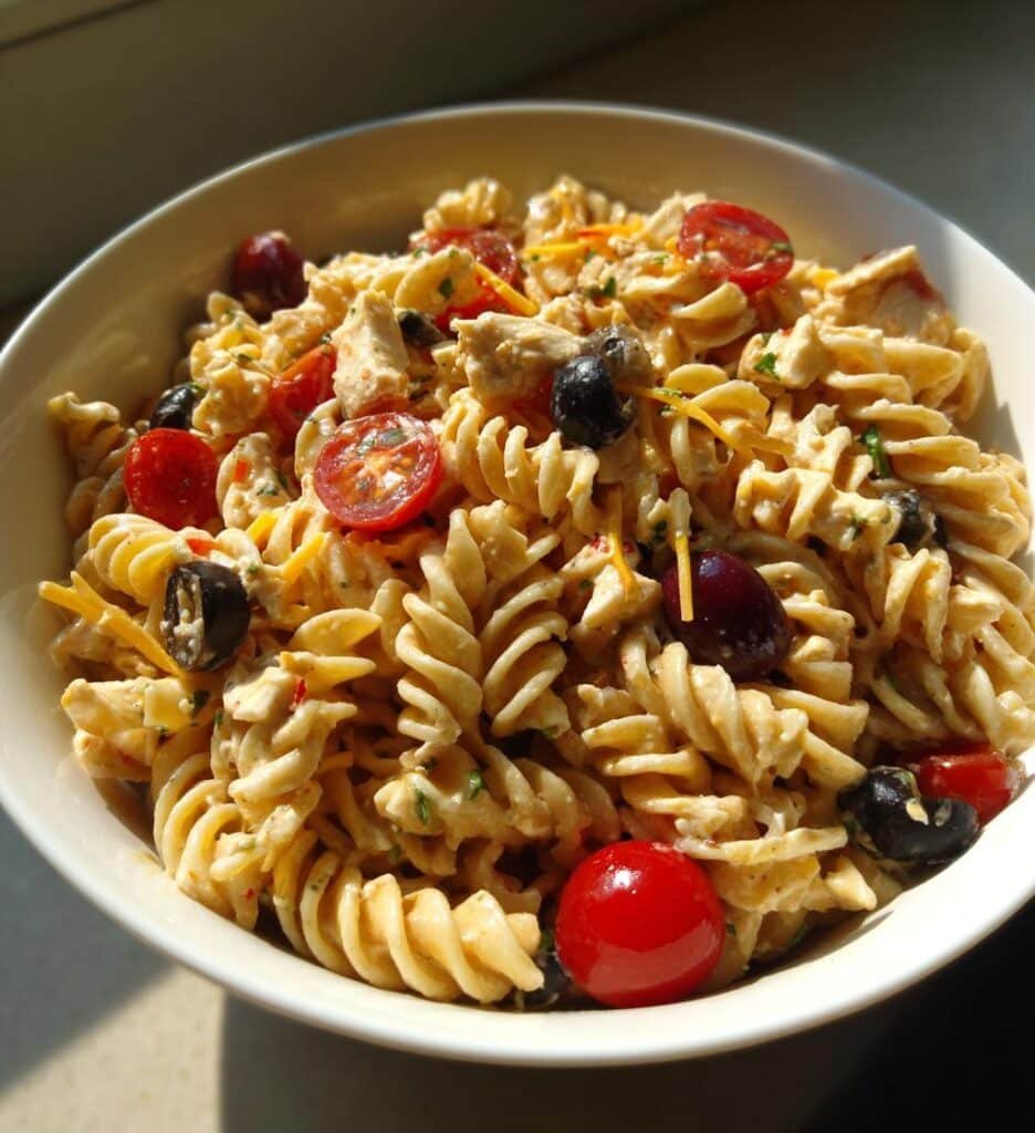 irresistible cowboy pasta salad recipe for outdoor fun