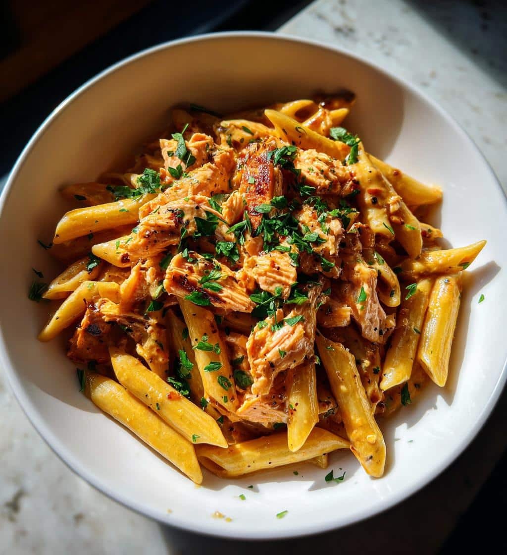 irresistible creamy cajun salmon pasta bold creamy heat - detail 1