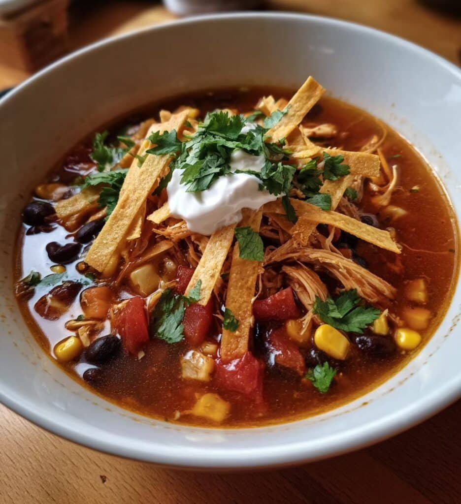 irresistible creamy chicken tortilla soup recipe to savor
