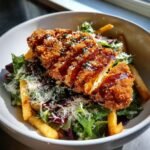 irresistible hot honey crispy chicken caesar salad fries sweet heat fix