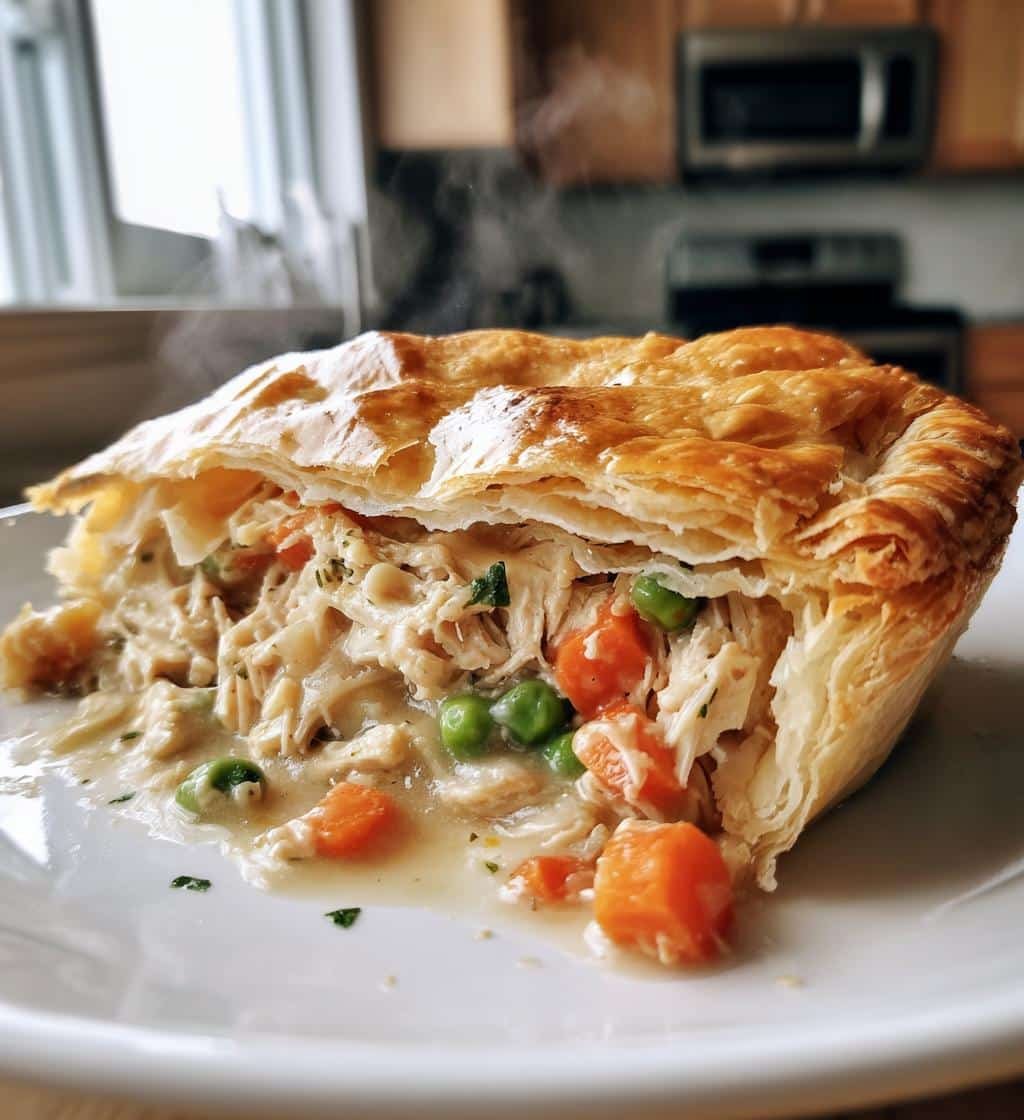 irresistible puff pastry chicken pot pie recipe delight - detail 1