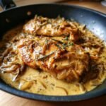 irresistible skillet chicken in onion sauce recipe
