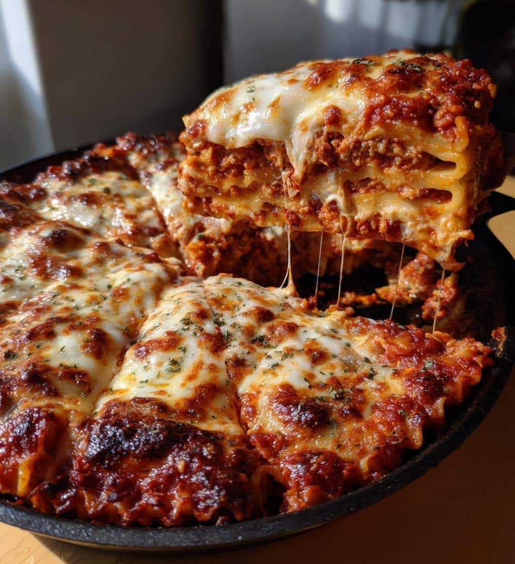 irresistible skillet lasagna a one pan wonder recipe - detail 1