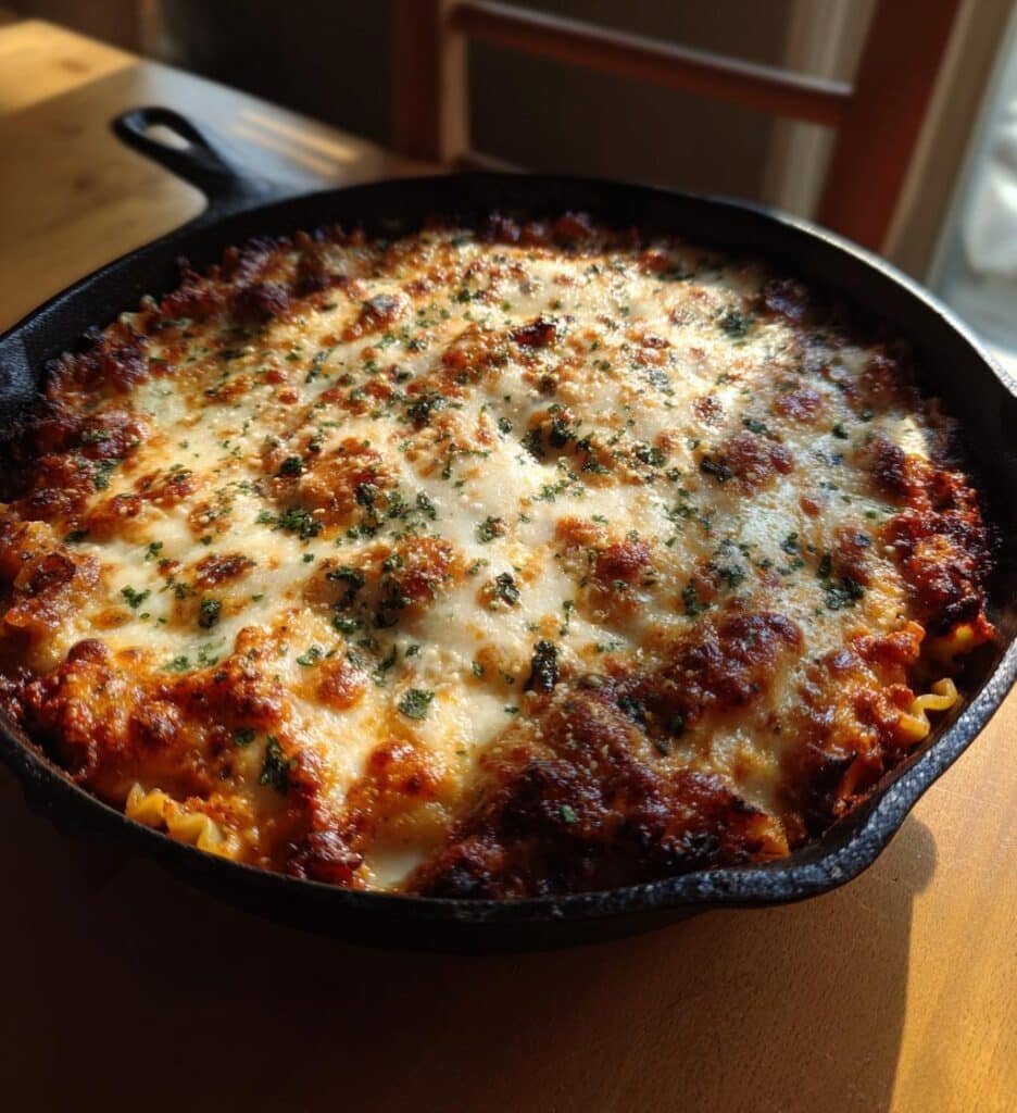 irresistible skillet lasagna a one pan wonder recipe