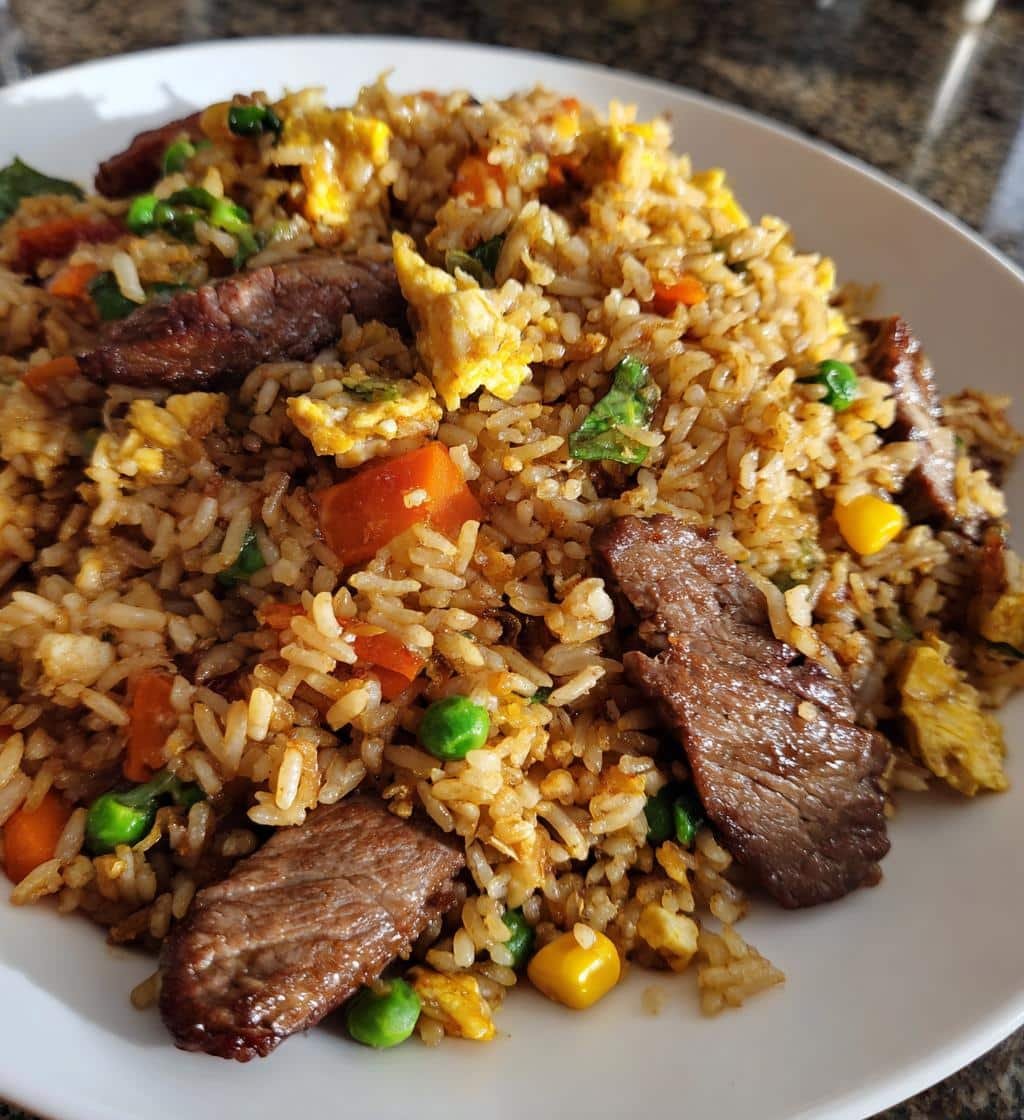 irresistible steak fried rice a flavorful comfort dish - detail 1