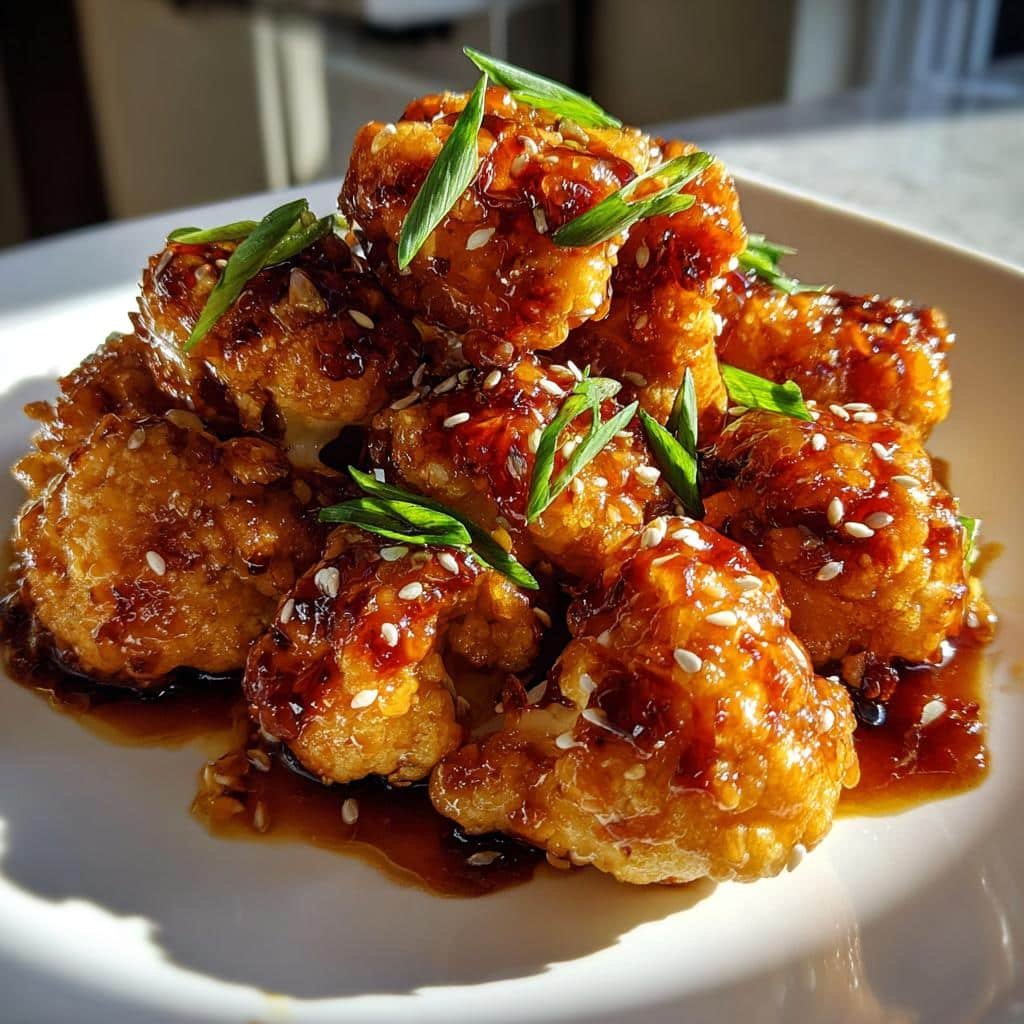 irresistible sticky sesame cauliflower plant based win