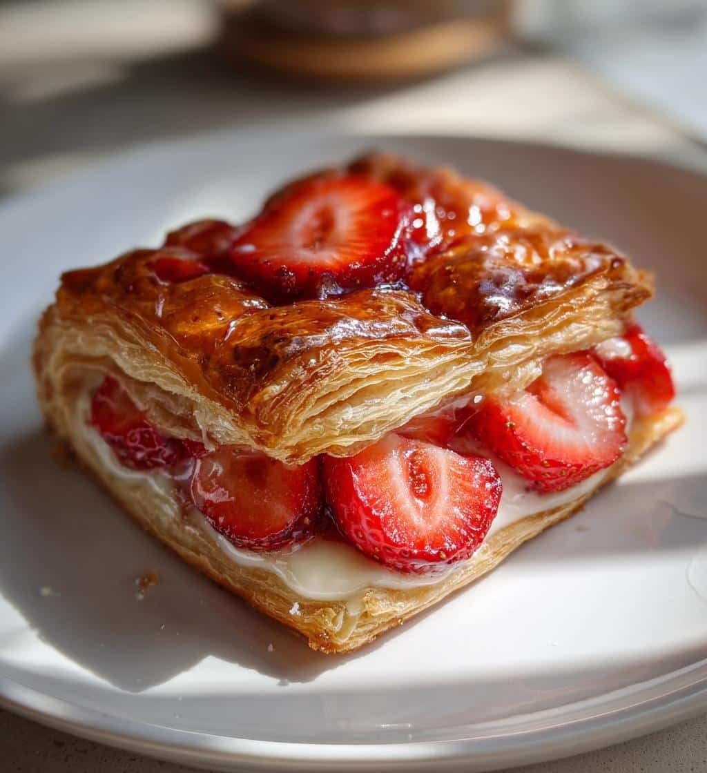 irresistible strawberry nutella puff pastry recipe delight - detail 1