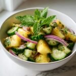 juicy pineapple cucumber salad cool crunch