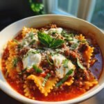 lasagna soup with ricotta