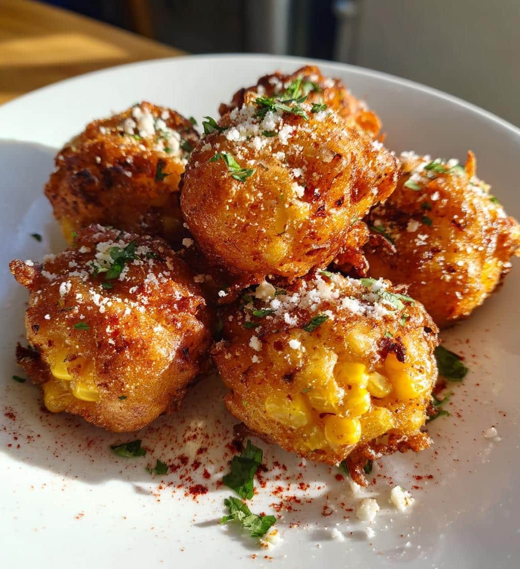 mexican street corn fritters recipe - detail 1