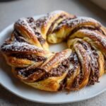 nutella puff pastry star wreath recipe