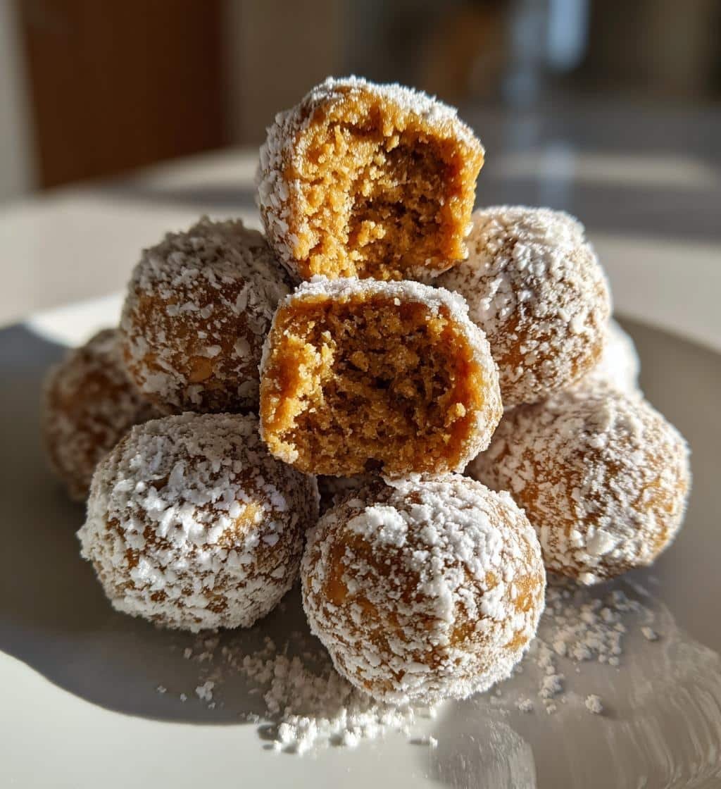No-Bake Peanut Butter Snowballs Recipe for a.DataFrameLazy Snow Day