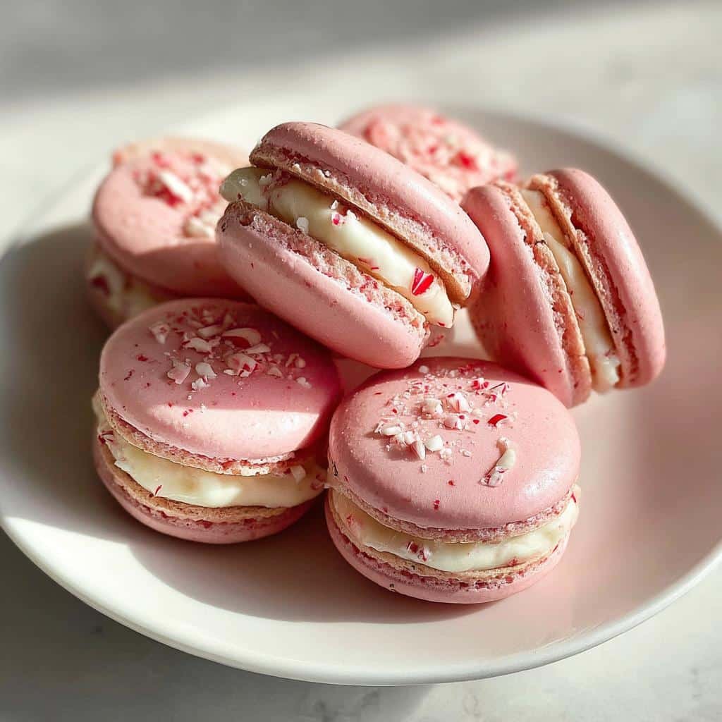 peppermint macarons recipe indulge in minty bliss - detail 1