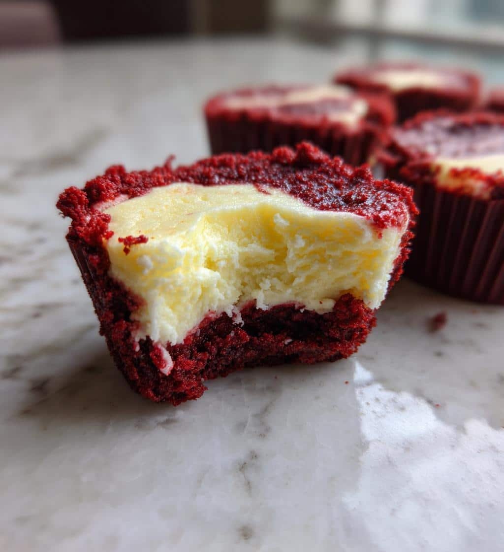red velvet cheesecake bites recipe - detail 1