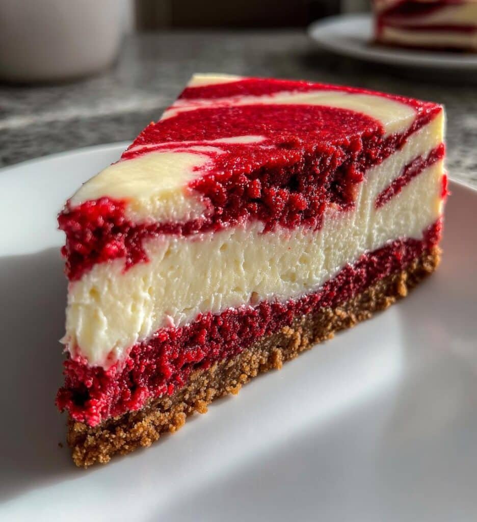red velvet white chocolate cheesecake tips