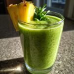 refreshing pineapple spinach smoothie recipe for energy