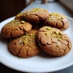 salted honey pistachio cookies