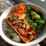 savory honey sriracha salmon bowls power meal