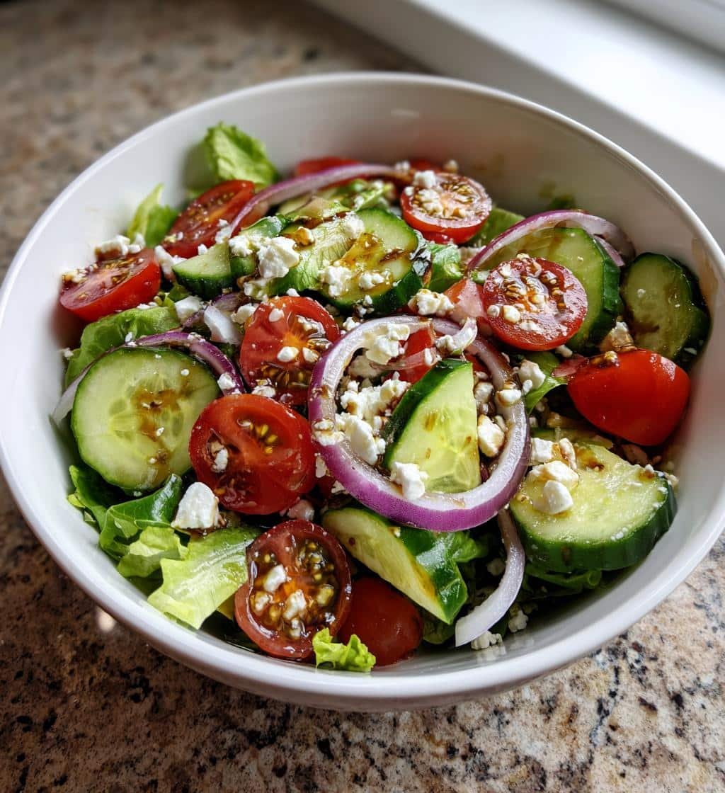 simple spring mix salad with balsamic honey dressing an everyday win - detail 1