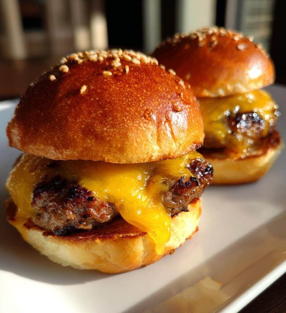 smoky ghost pepper cheeseburger bites with bourbon kick