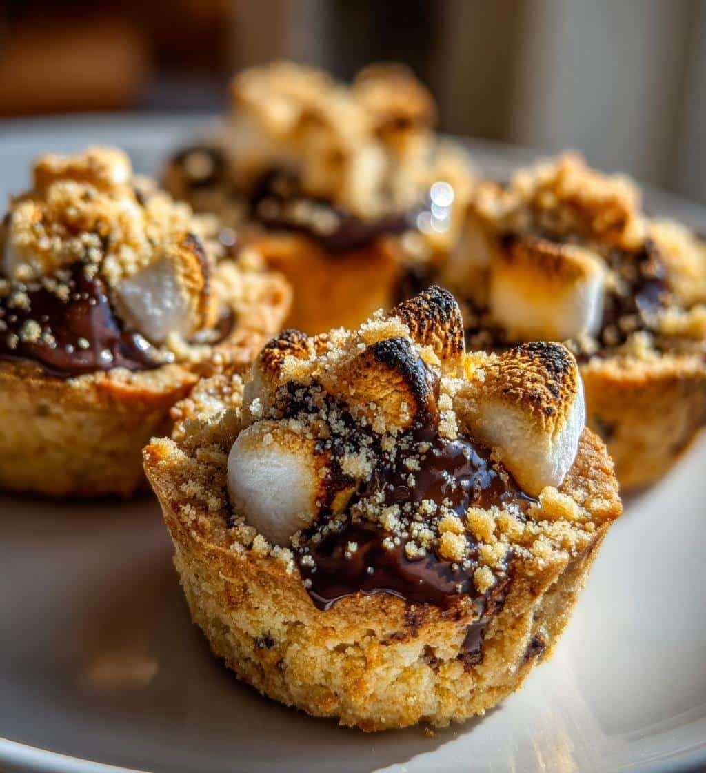 smores cookie cups - detail 1